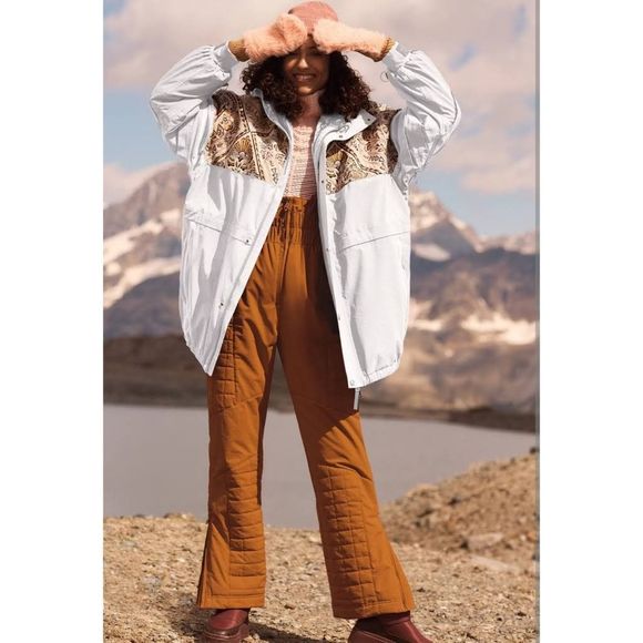 New Free People Summit Sunset 2-in-1 Ski Coat $598 sz Large - Picture 1 of 7